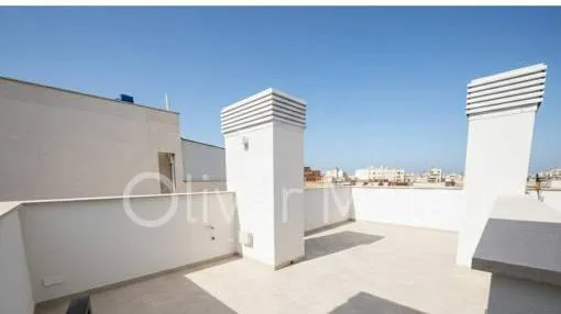 
                    NEW PROJECT. FLAT WITH PRIVATE 20 m2 ROOF TERRACE
                