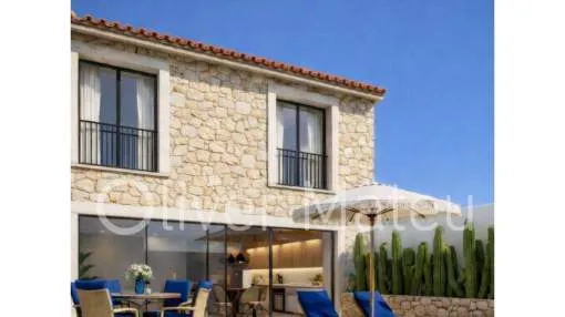 
                    SMALL PROMOTION OF THREE SEMI-DETACHED HOUSES WITH GARAGE AND PRIVATE POOL IN PORTOL
                