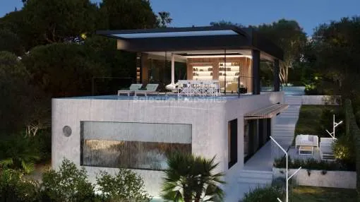 Brand new luxury villa for sale in Cala Mandia, Mallorca