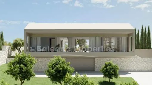 Newly constructed villa with sea views for sale in Cala Murada, Mallorca