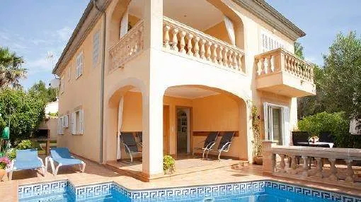 Spacious villa in quiet surroundings, near to the beach in Son Serra de Marina
