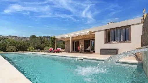 Enchanting natural-stone finca with pool and views of the 'Witch Mountain' in Llucmajor