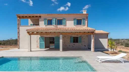 Mediterranean New-Build Finca near Ses Salines with Pool and Breathtaking Views