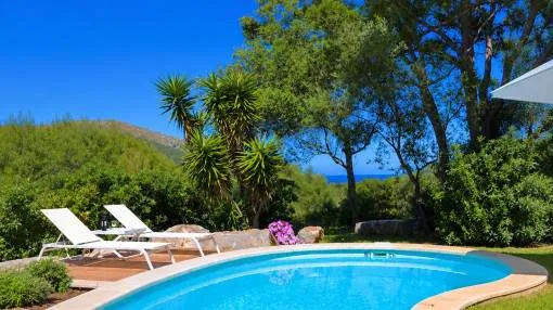 Charming villa with pool near Cala Ratjada available for seasonal rental