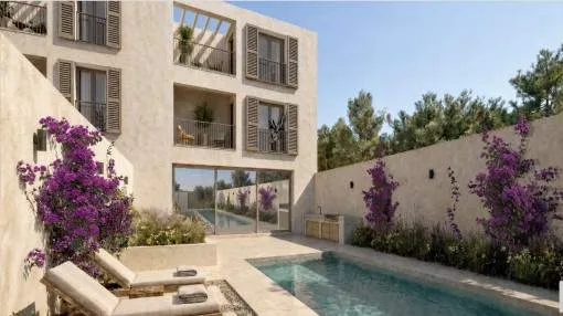 Mediterranean New-Build Townhouse with Pool in Santanyí