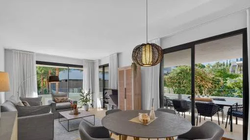 Exclusive living near Son Vida – stylish four-bedroom apartment with terrace and spa in Palma