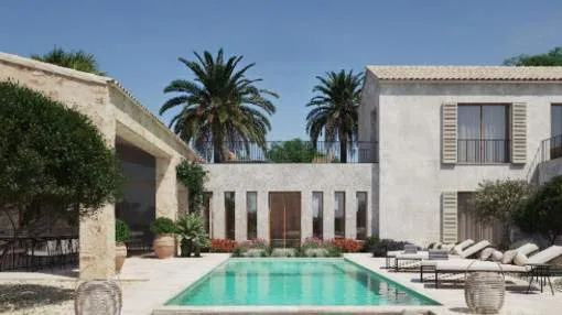 New-Build Luxury Finca near Ses Salines with Building Licence and Swimming Pool on a Large Plot