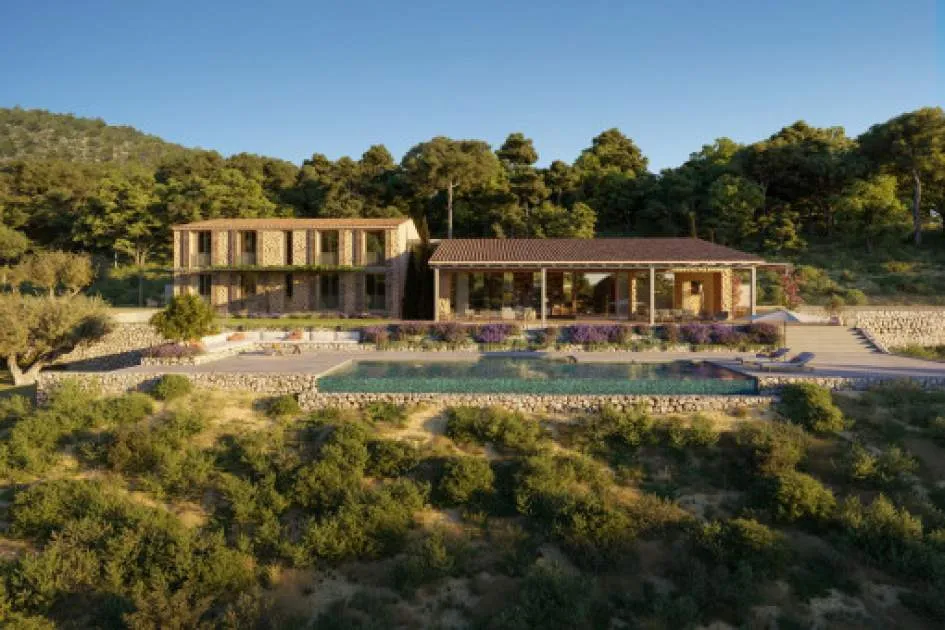 Newly-built finca with views of the Tramuntana mountains and the sea near to Santa Maria Newly-built finca with views of the Tramuntana mountains and the sea near to Santa Maria
