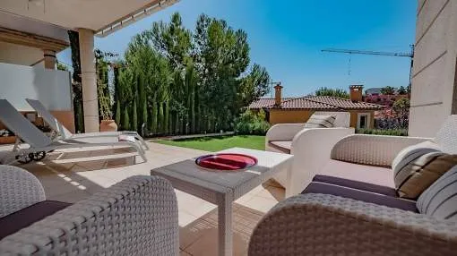 Spacious house in a gated community in Cala Vinyes close to the beach