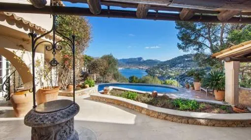 Authentic Mediterranean villa with stunning sea views in Port Andratx