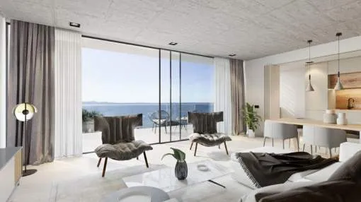 New construction villa with sea view, pool and jacuzzi in Alcanada, Alcudia