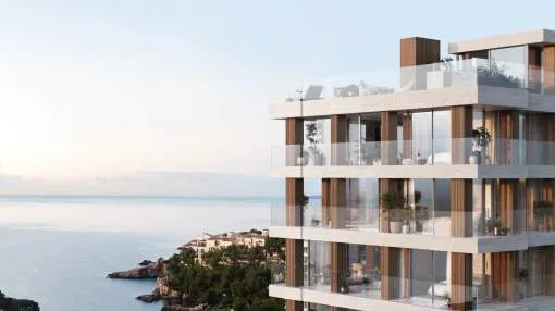 Newly built luxury apartment with private pool and sea views in Bendinat
