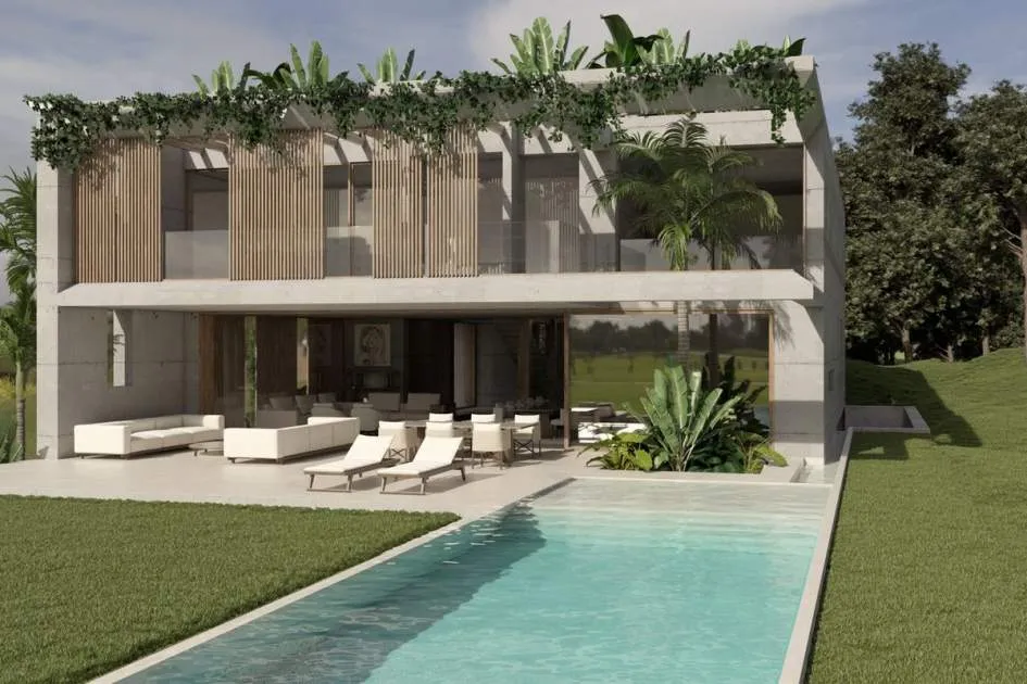Building Land with project for a modern Mediterranean-style villa with sea views in Bendinat