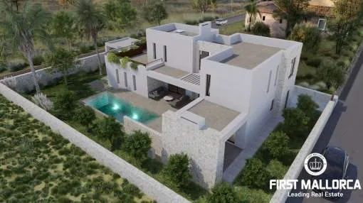 Plot with license to build a single-family villa in Pòrtol