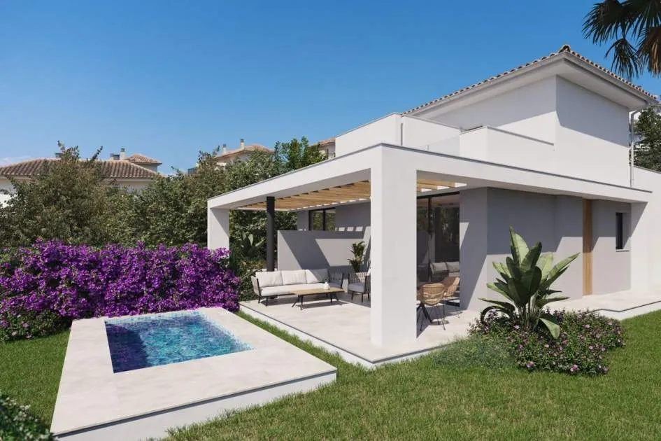 Newly built villa near the sea in Cala Romantica