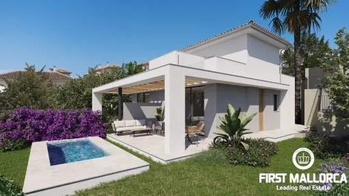 Newly built villa near the sea in Cala Romantica