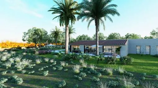 Exclusive Luxury Residence Under Construction with Pool in Llucmajor