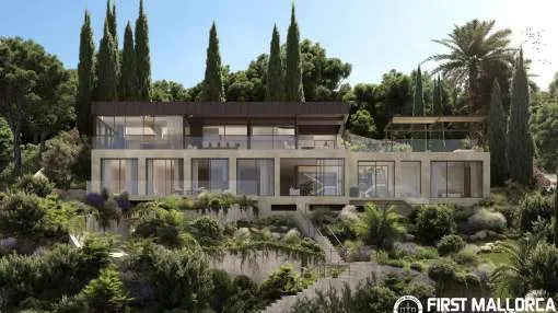 Building land with project in the Heart of Costa d’en Blanes