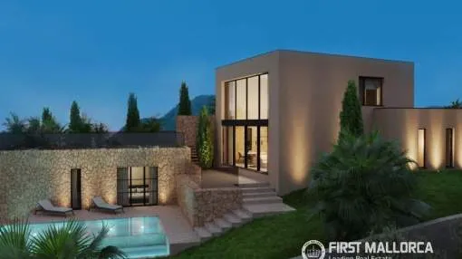 Villa under construction in Son Gual – Exclusive villa with spectacular views, ready to be completed