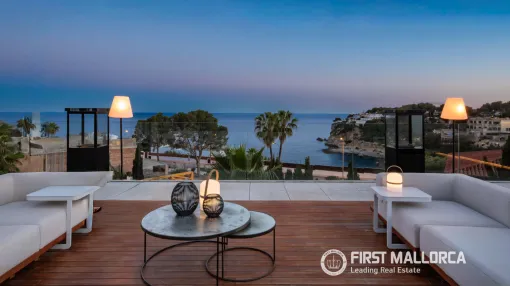 Beautiful, high-quality villa in Sol de Mallorca with sea views