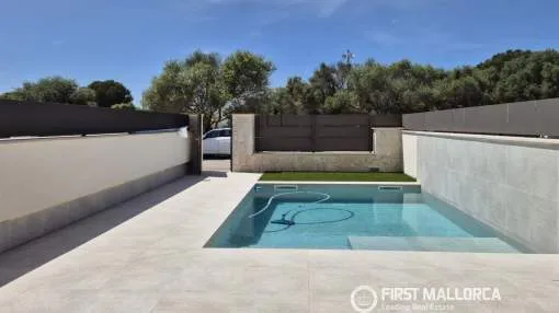Newly Built Stylish 3 bedroom house with pool for Sale in S'Estanyol de Migjorn – Ready to Move In