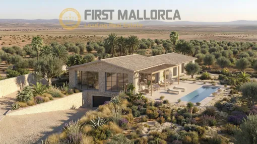 Tranquil country finca in llubí surrounded by nature