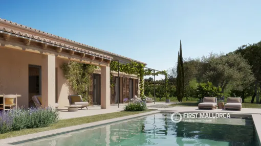 Newly Built Country Estate in Sant Joan with Independent Guest House