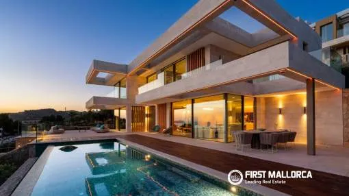 Exceptional Contemporary Villa in Cala Marmacen - One of Port Andratx's Most Prestigious Locations