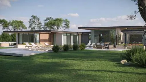 New Bungalow Villa Project in Santa Ponsa Golf