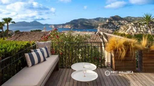 Beautifully Renovated Apartment with 3 Bedrooms and 65 m² Sea-View Terrace in Port d’Andratx