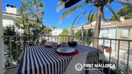 Beautiful furnished apartment with terrace and open views in Puerto de Alcúdia.