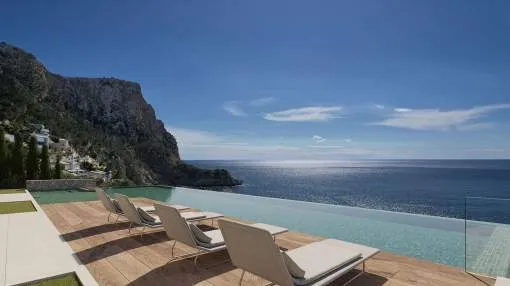 Cala Llamp – Unique plot with approved luxury project and spectacular sea views