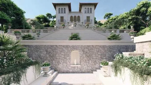 Chateau Villa Italia: Impressing villa with renovation project