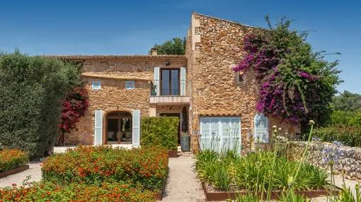 Mediterranean finca oasis with absolute privacy, SPA area, tennis court and panoramic views