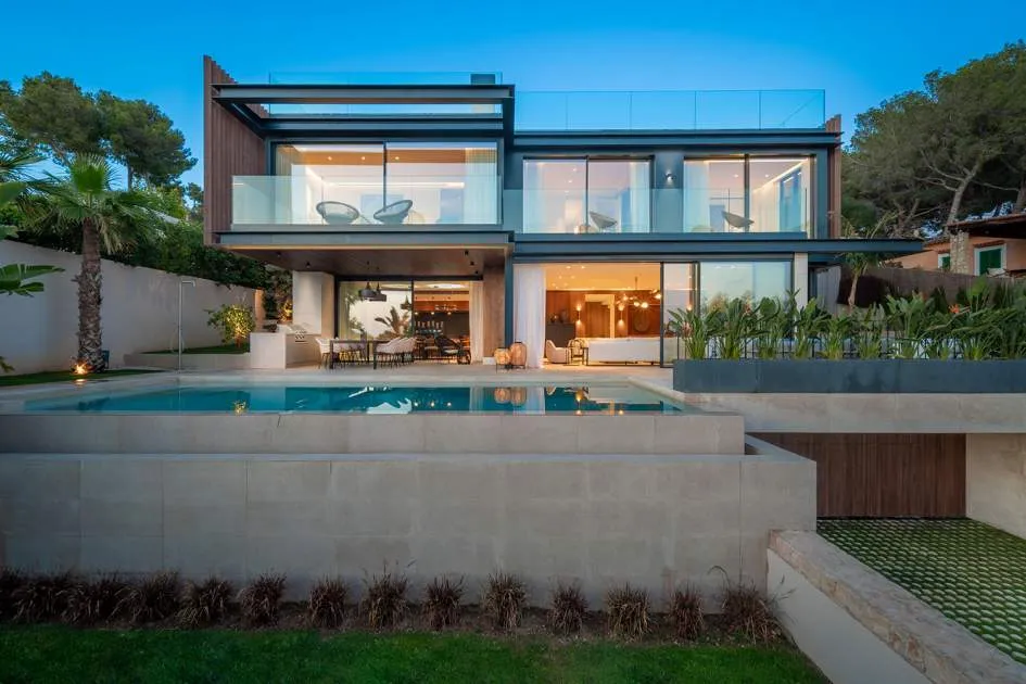 Spectacular designer villa above the port of Portals