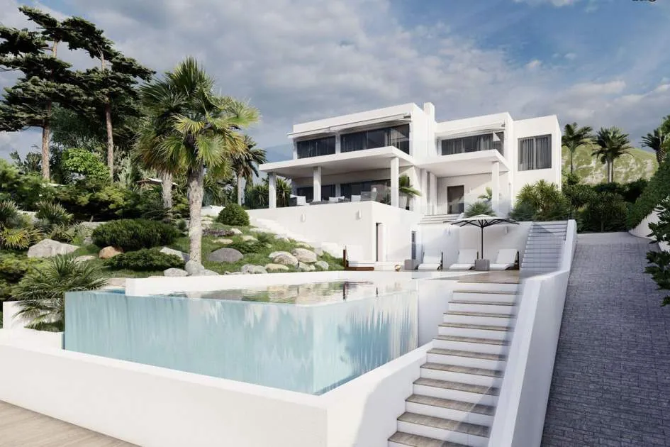 Modern villa project with sea views in an exclusive residential area Modern villa project with sea views in an exclusive residential area