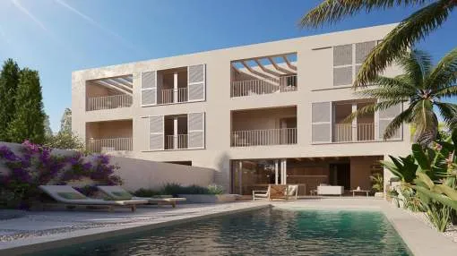 Exclusive new-build townhouse with pool and garage in a central location